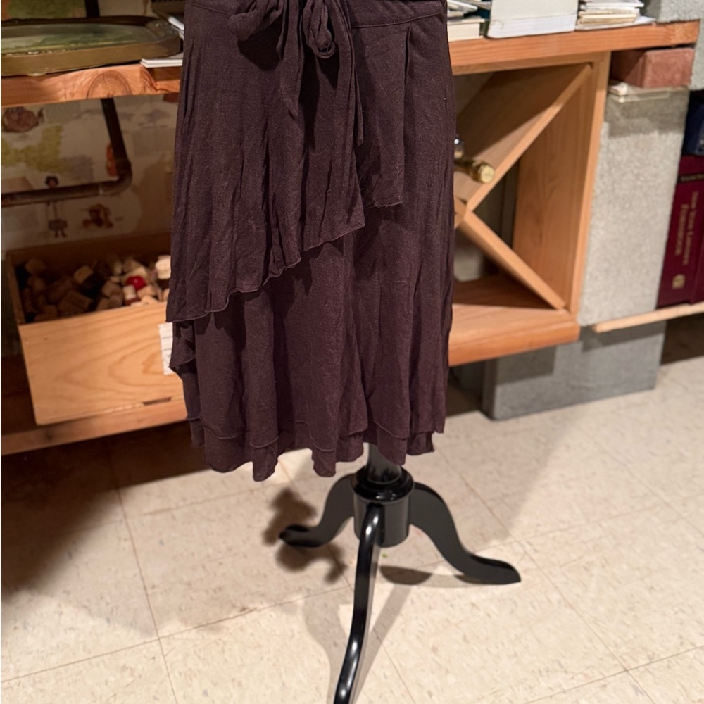 Vintage‎ Banana Republic Dark Brown Skirt - Picture 2 of 7